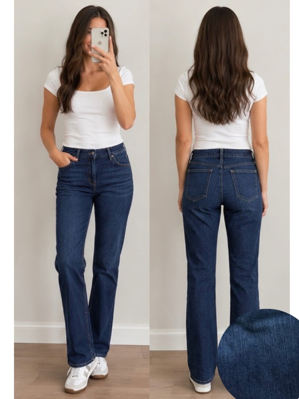 Gap 1969 Real Straight Jeans Womens 28r Dark Wash Denim Indigo Pants